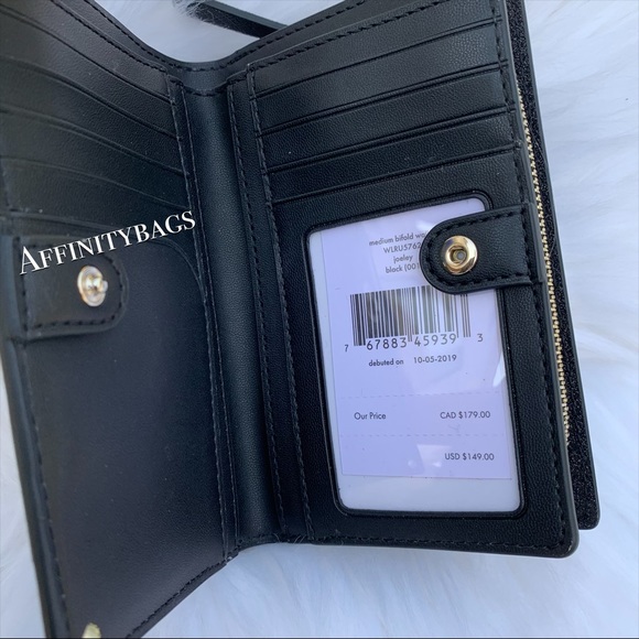 Kate spade large joeley black tote medium wallet - Picture 8 of 8